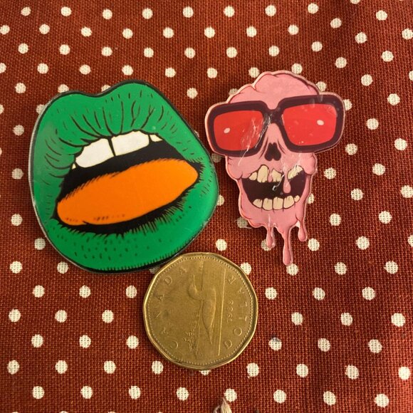 pink punk pin set - Picture 3 of 4